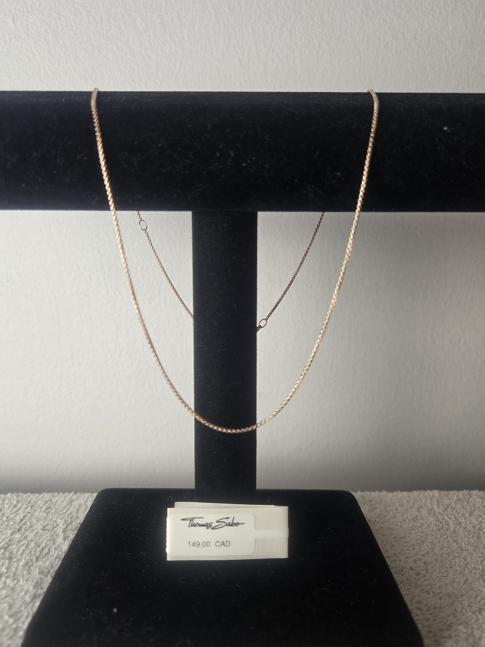 Thomas Sabo Rose Gold Plated Sterling Silver Venetian Chain